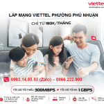 Lắp mạng Viettel phường Phú Nhuận