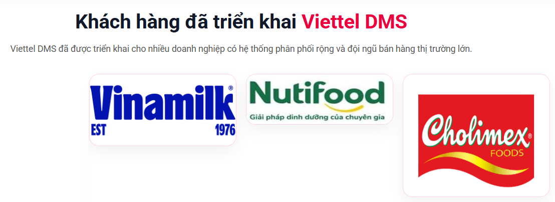 Viettel DMS - Phần mềm quản lý phân phối bán hàng cho doanh nghiệp 6 Viettel DMS 5