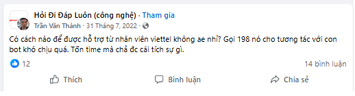 Tổng đài Viettel, Hotline CSKH, cách gọi SĐT để tránh gặp Bot AI 2 tong dai viettel 1